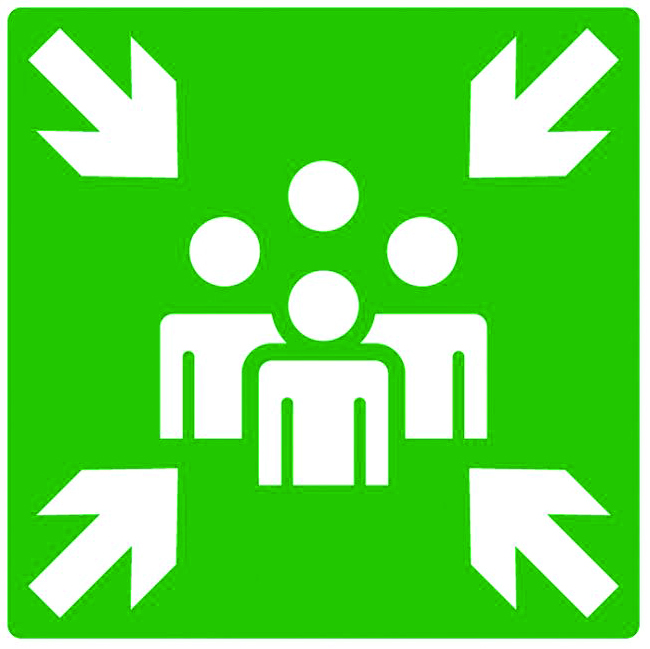 Rôle des guides et serre-files pendant une évacuation avec une opération blanche